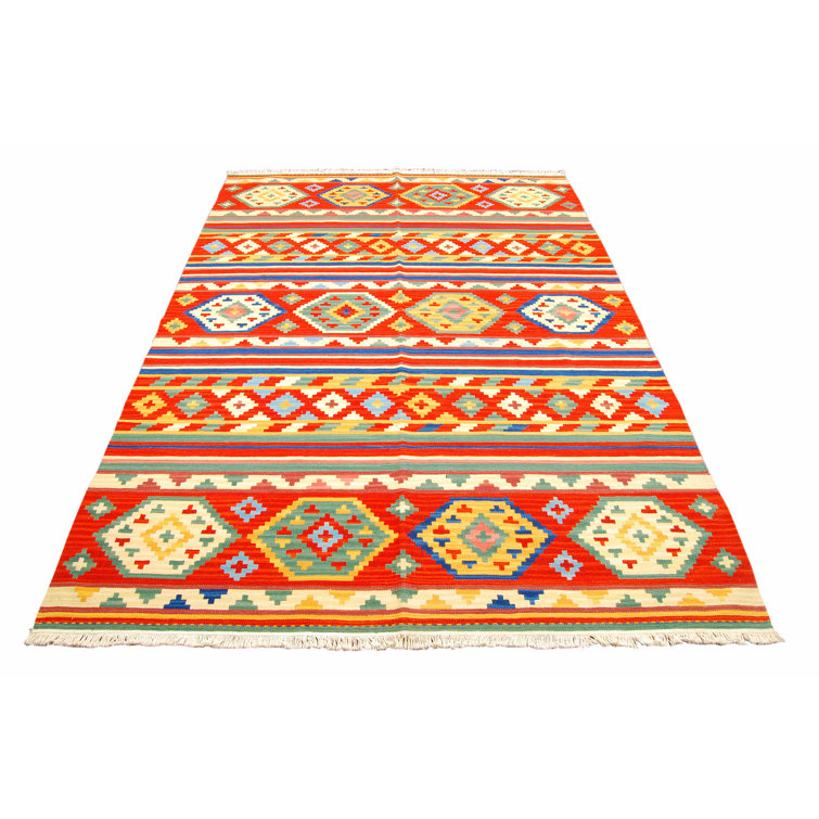 Gracie Oaks Stubbeman 1 Red/Blue/Beige Area Rug Wayfair.co.uk